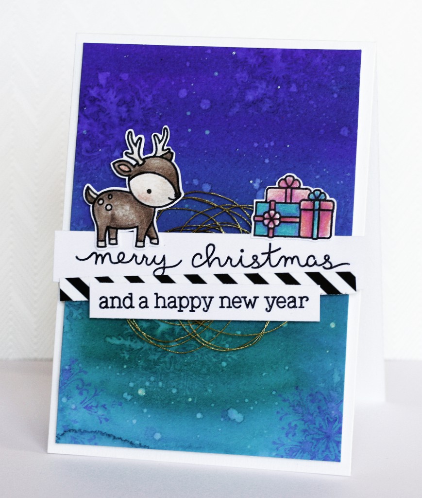 Maya Isaksson Design in papers lawnfawn winter card 2