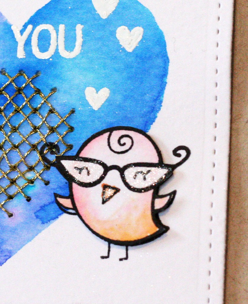 Design in papers maya isaksson lawnfawn bird detalj