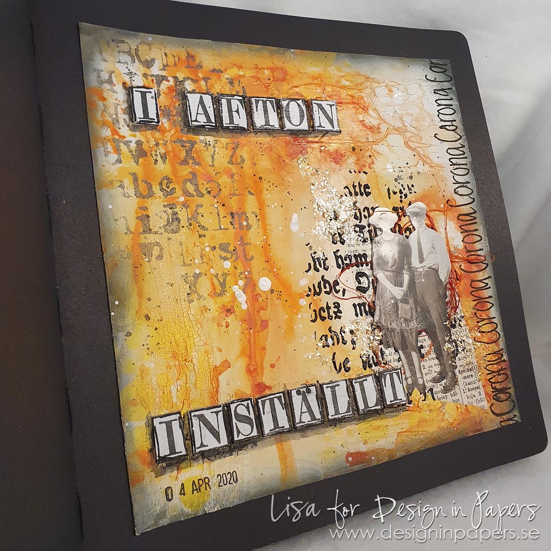 Tim Holtz Layered Stencil 4.125X8.5 Typo